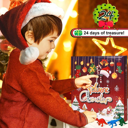 Adventskalender 2024 Dinosaurier Spielzeug 3-12 Jahre