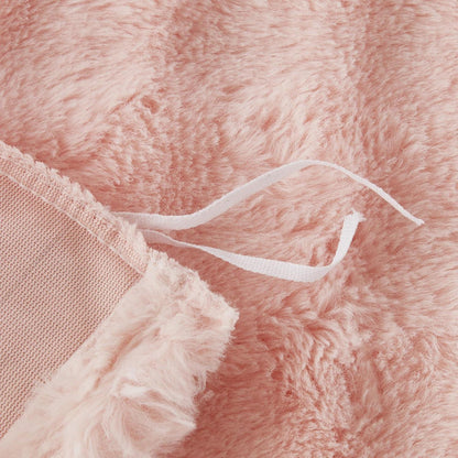 Plüsch Bettwäsche Set 220x240 Rosa - Winterwarm & Kuschelig