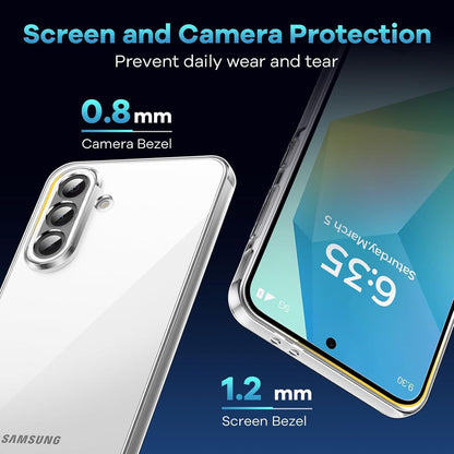 Transparente Handyhülle mit 3x Panzerglas für Samsung Galaxy A56