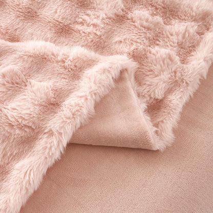 Plüsch Bettwäsche 135x200 Rosa – Winterwarm & Kuschelig