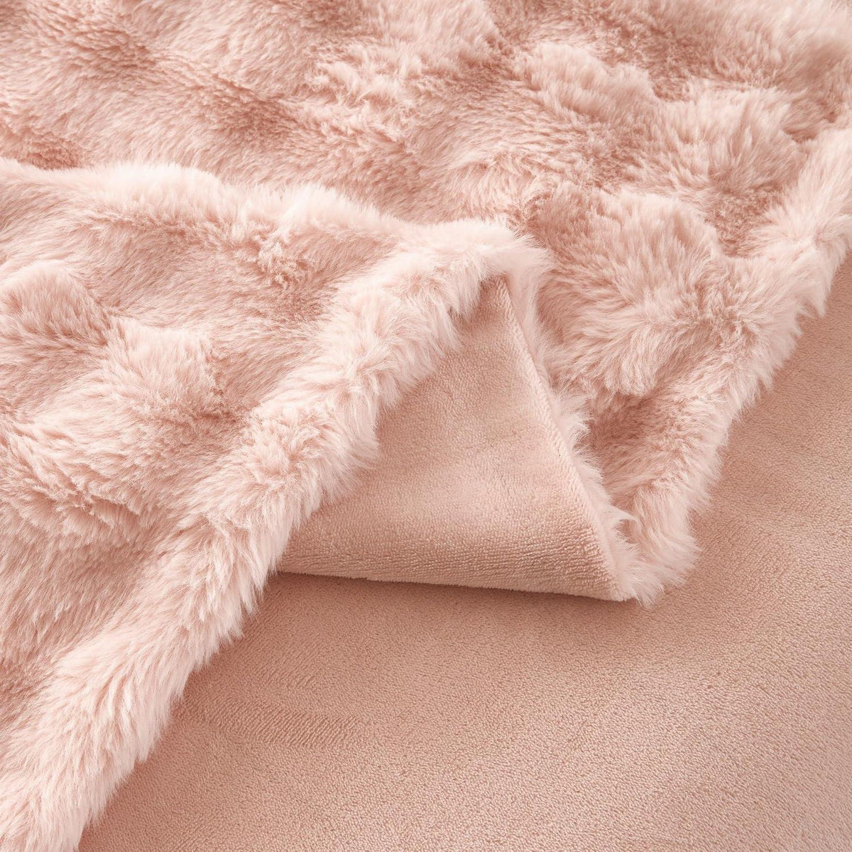 Plüsch Bettwäsche 135x200 Rosa – Winterwarm & Kuschelig