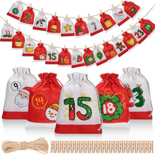 2024 DIY Adventskalender zum Befüllen 18x13 cm für Kinder