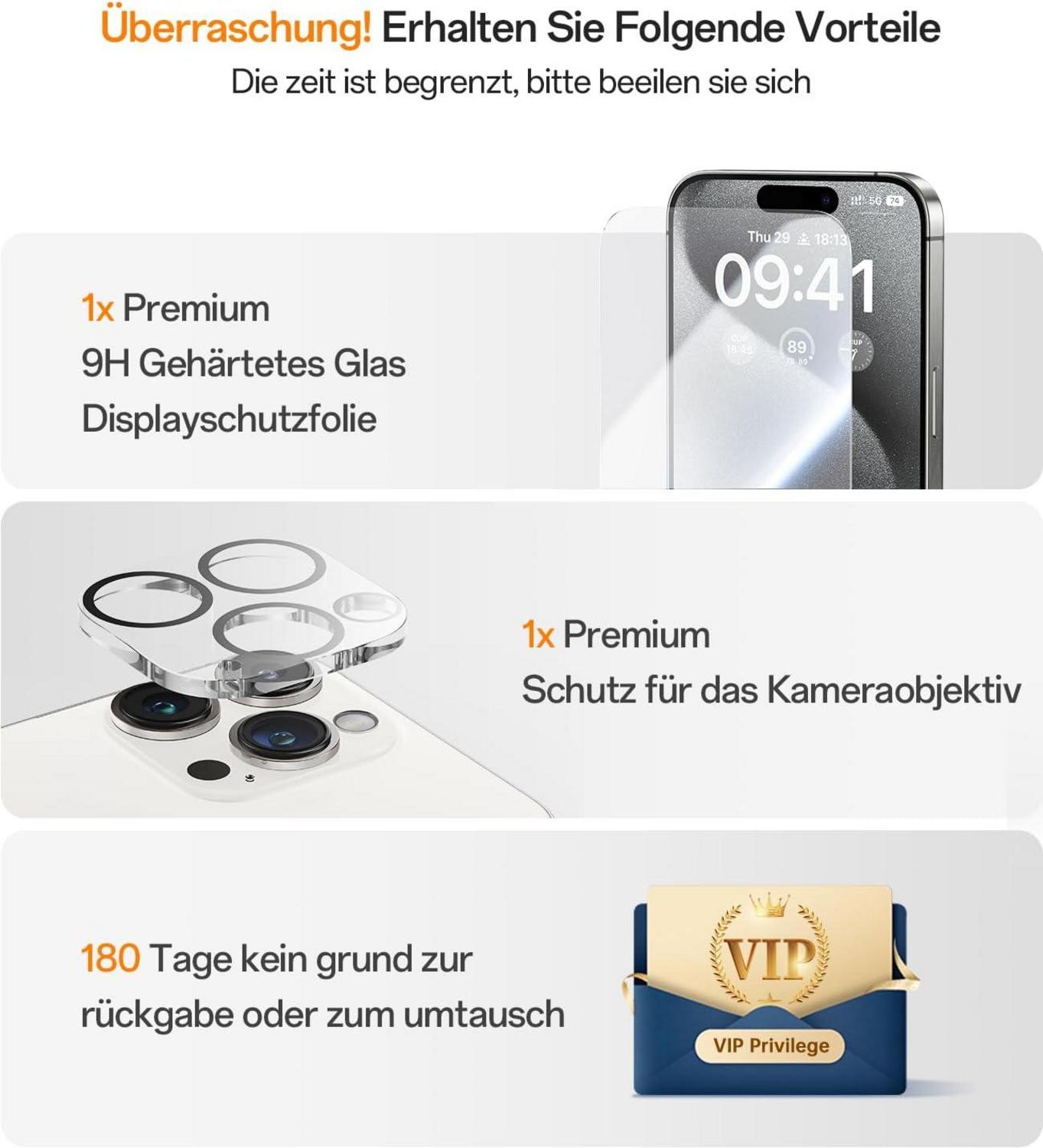 360° Magic Stand für iPhone 16 Pro Hülle Militärschutz Unsichtbarer Ständer stoßfeste Schutzhülle, MagSafe Titan Wüstensand