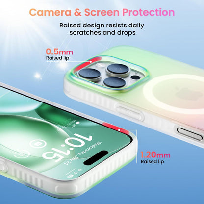 iPhone 16 Pro Max Hülle Magsafe kompatibel [Fluoreszierender