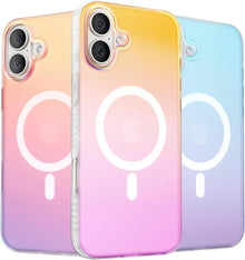 iPhone 16 Plus Hülle Farbverlauf Magsafe stoßfest kratzfest