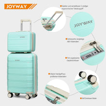 Joyway Hartschalen-Kofferset 5tlg mit TSA-Schloss & 4 Rollen