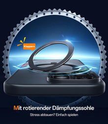 360° Magic Stand iPhone 16 Pro Max Hülle Militärschutz