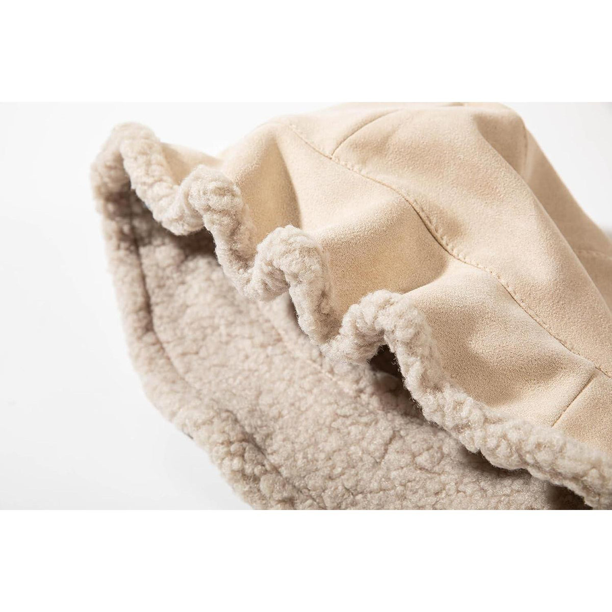 Reversibler Fischerhut Damen - Warm & Flauschig für Winter & Outdoor