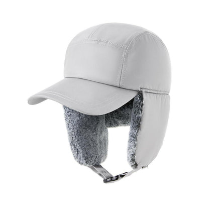 Winter Trappermütze Herren Damen Warm Plüschgefüttert