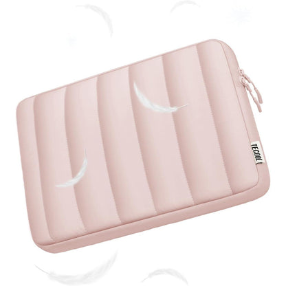 Wasserdichte Laptoptasche 15,6 Zoll mit Zubehörtasche, Rosa