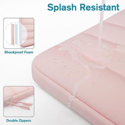 16 Zoll Laptoptasche Rosa, Spritzfest & Gepolstert