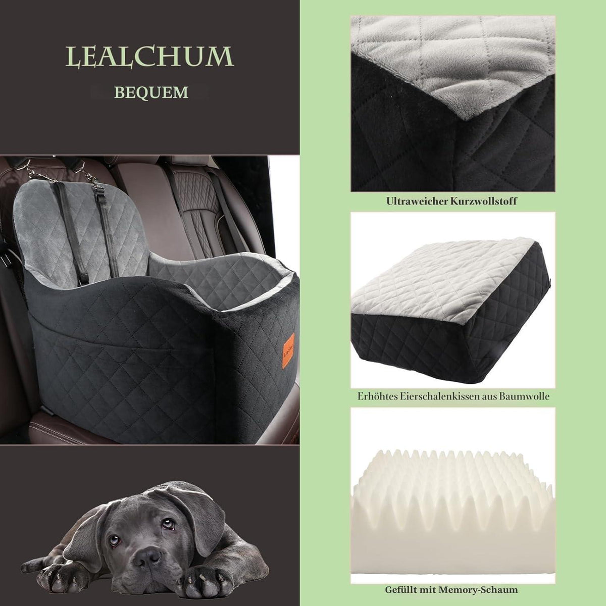 Hunde-Autositz mittel – Bequem & Sicher für Reisen