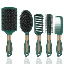 5-teiliges Haarbürsten Set Massage Entspannung Borsten Kamm Hair Brush