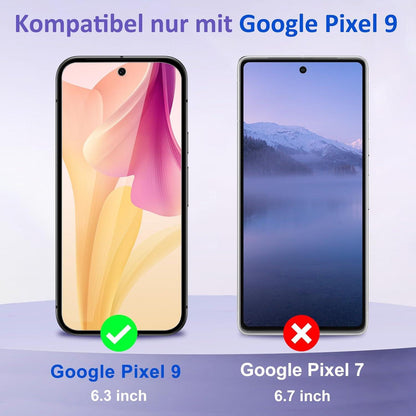 Google Pixel 9 Panzerglas Schutzfolie 9H Kratzfest Ultra HD