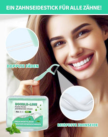 200 Stk. Zahnseide Sticks Minze Dental Floss Zahnreiniger