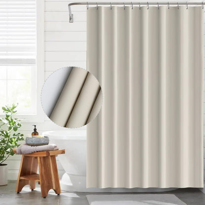 Duschvorhang Beige Anti-schimmel Wasserdicht 120x200 cm