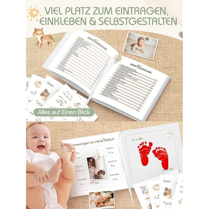 Babyalbum Mein Erstes Jahr – Hochwertiges Erinnerungsbuch