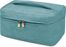 Kosmetiktasche Große wasserdichte Make-up Tasche Reise - Blau-grün