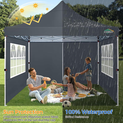 Pop Up Pavillon 3x3 mit Seitenwänden