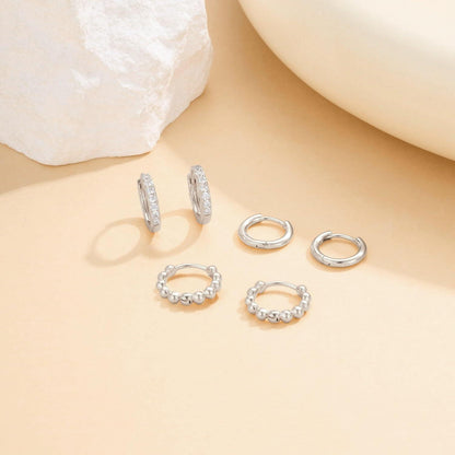 Ohrringe Silber 925 Vergoldet Zirkonia Anhänger Stapelbar Gold Silber