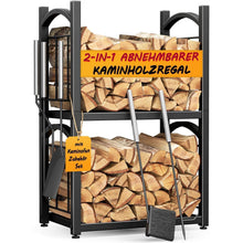Kaminholzregal mit Zubehör – Holzlager für Innen & Außen