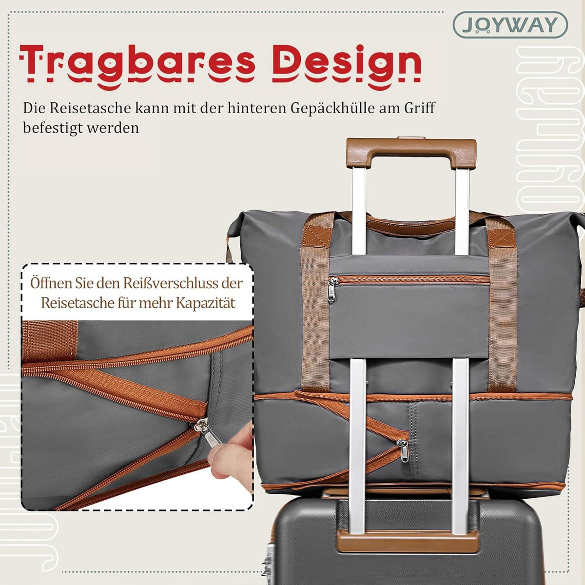 3-teiliges ABS Hartschalen Kofferset mit 4 Rollen und TSA Schloss