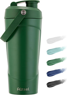 Edelstahl Protein Shaker 750ml mit Kugel Vakuum Isolierbecher BPA-frei