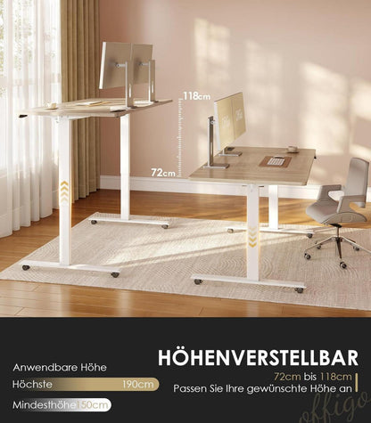 Höhenverstellbarer Schreibtisch Elektrisch USB Memory-Funktion