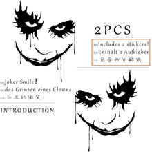 2x Gotham Clown Aufkleber – Wasserdichte Autoaufkleber