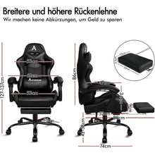 Videospielstuhl ALFORDSON ergonomisch Massage Rennstuhl