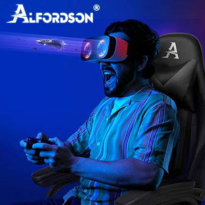 Videospielstuhl ALFORDSON ergonomisch Massage Rennstuhl
