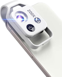 200X Smartphone Mikroskop LED Licht tragbar kompakt
