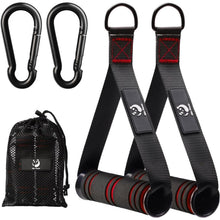 Fitness Griff Set für Kabelzug & Widerstandsbänder | 2 Stück | Noir Rouge