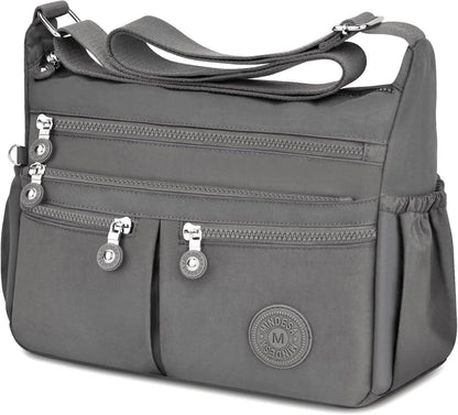 TEUEN Crossbody Bag Damen Große Kapazität Wasserdicht Nylon