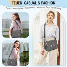 TEUEN Crossbody Bag Damen Große Kapazität Wasserdicht Nylon