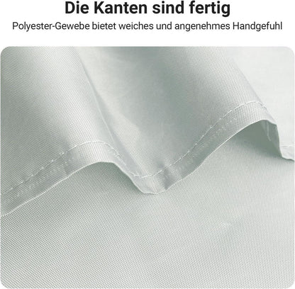 Duschvorhang 180x200cm Grau Antischimmel Textil Wasserabweisend waschbar 12
