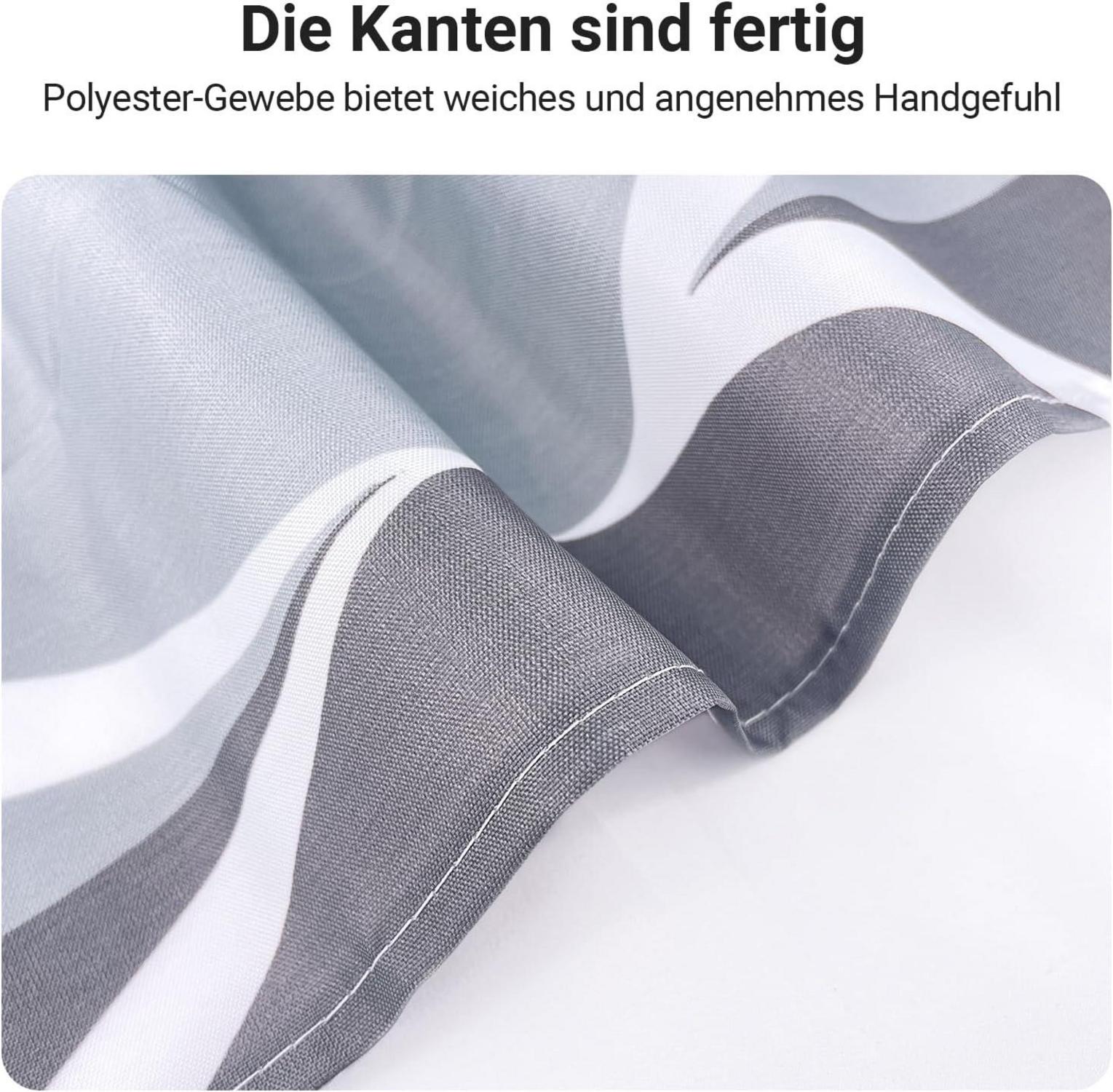 Duschvorhang Water Droplets 180x200cm Antischimmel Textil, 1er Pack