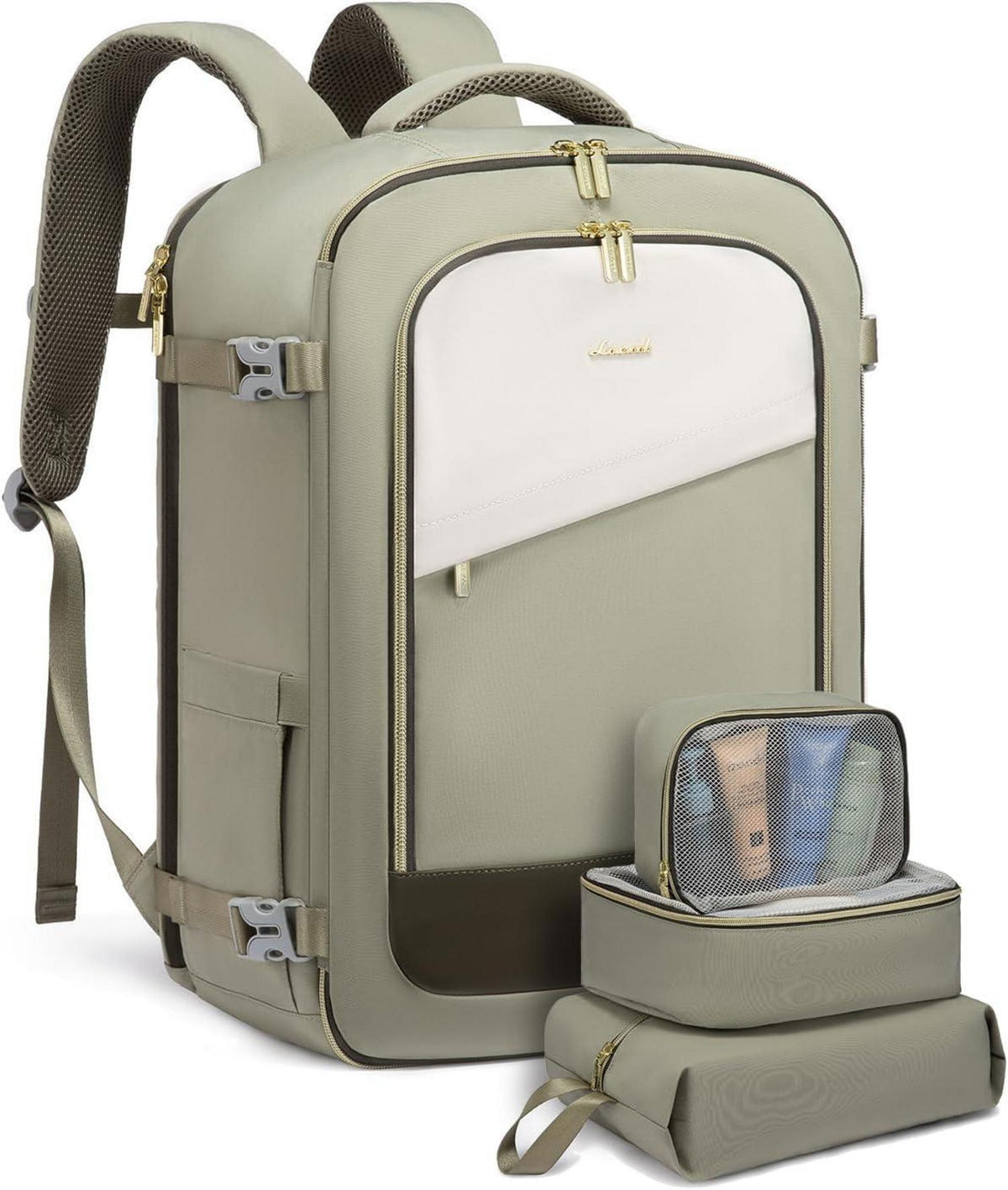Handgepäck Rucksack Damen Herren Flugzeug 40L Wasserdicht