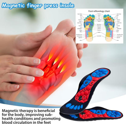Akusoli Magnetische Einlegesohlen Abnehmen Akupressur Reflexologie