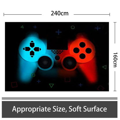 Gaming Teppich Rutschfest 160x240 cm – Dekor für Gamer Zimmer
