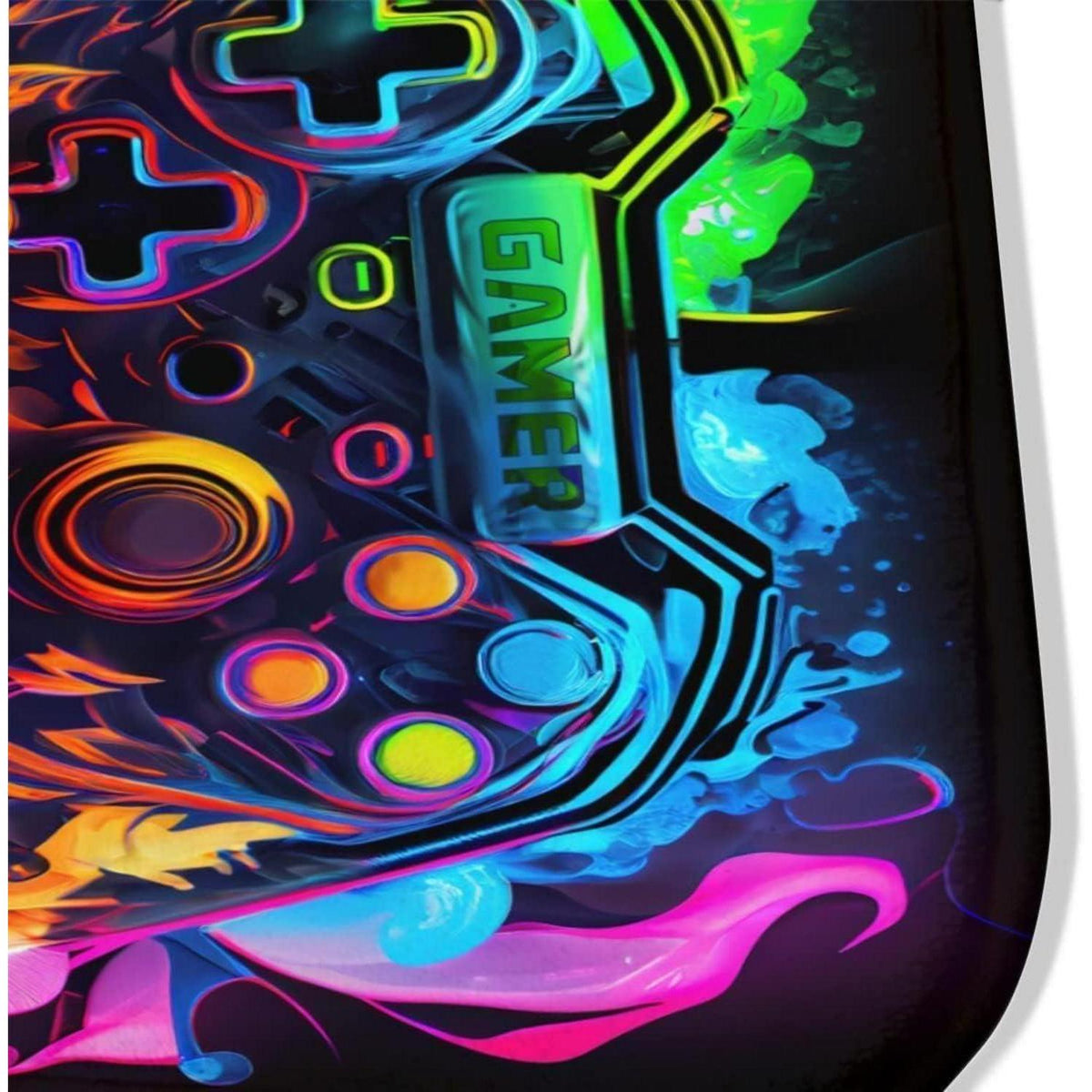 Gaming Teppich Controller Design – Rutschfest & Waschbar 120x160cm