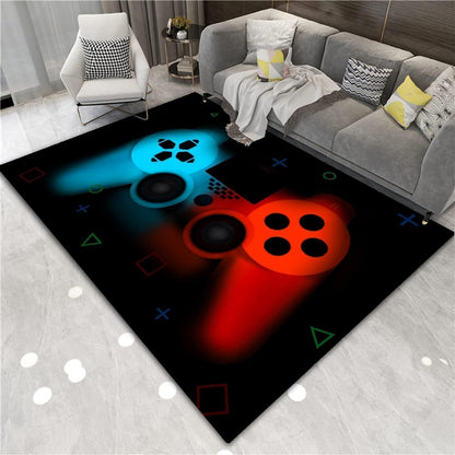 Gamer Teppich 160x200 cm – Rutschfest & Waschbar für Schlafzimmer
