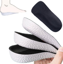 Schuheinlagen Höhe Erhöhung Orthopädisch Memory Foam Schwarz