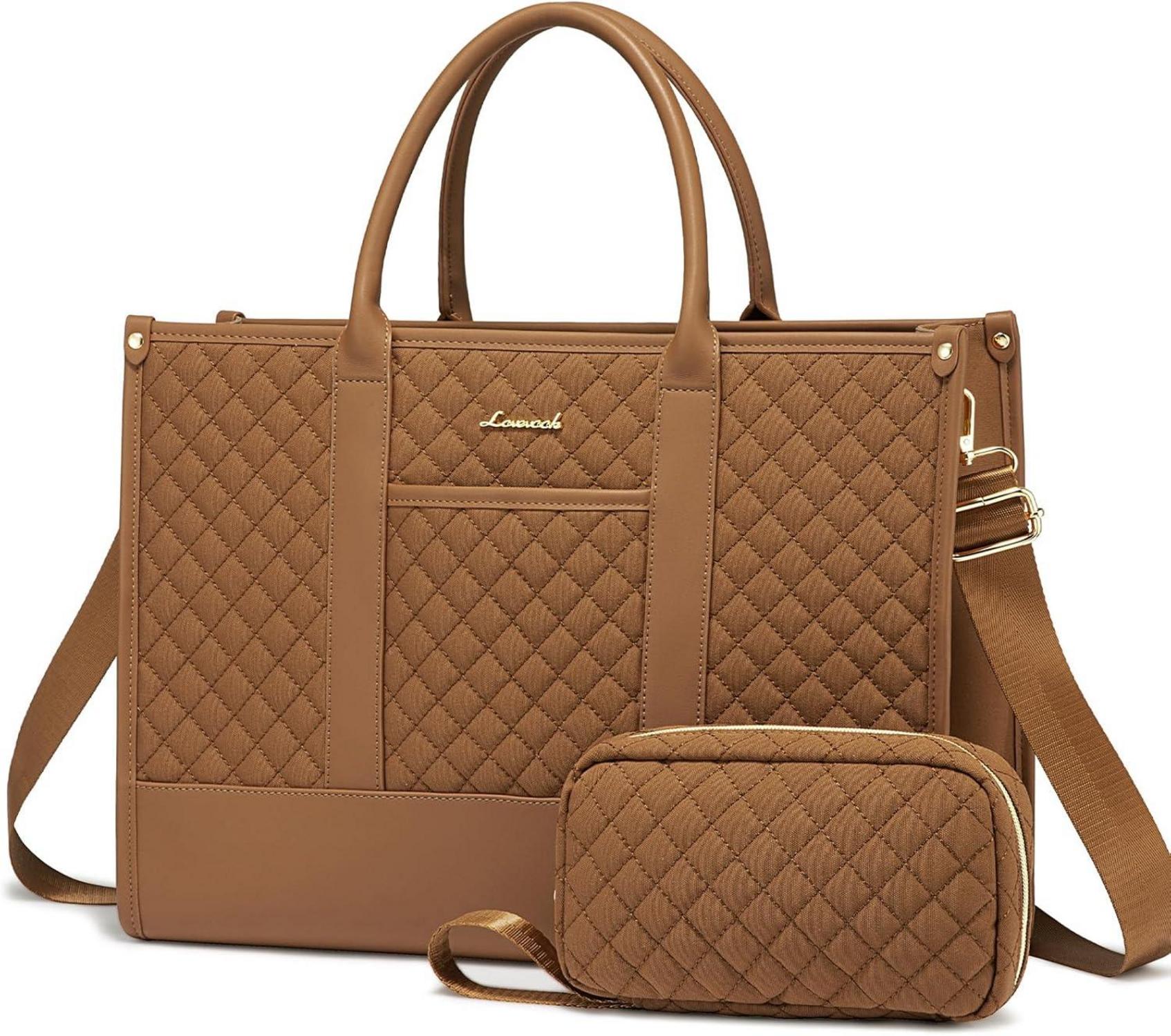 Laptoptasche Damen 15,6 Zoll Wasserdicht Handtasche Aktentasche Uni