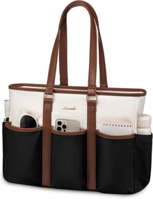 Große Laptoptasche 15,6 Zoll wasserdichte Damen Handtasche