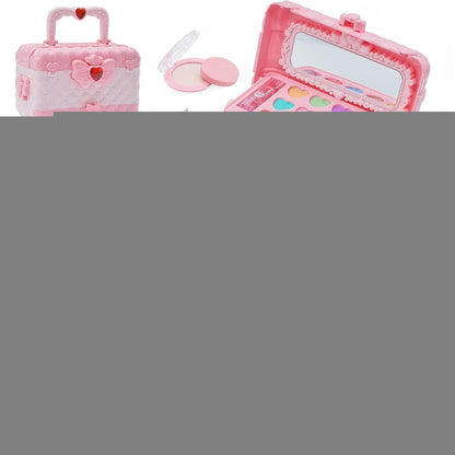 Kinderschminkkoffer 57 Teile Waschbar Rosa für Mädchen