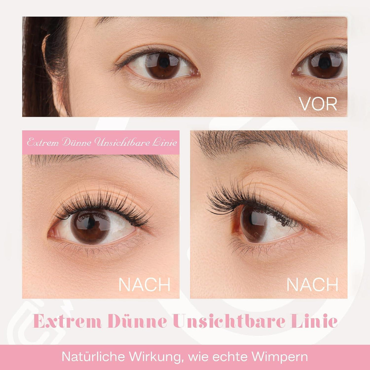 Magnetische Wimpern mit Zange – Einfache Anwendung, Wiederverwendbar