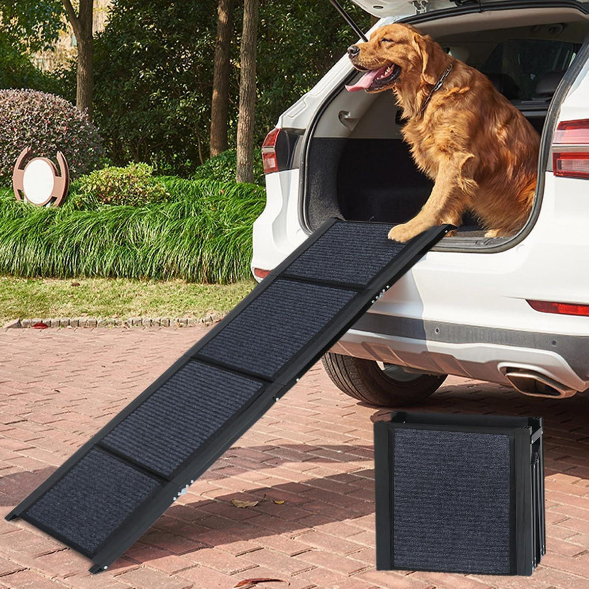 Klappbare Hunderampe 180cm – Sicherer Einstieg Auto, SUV, LKW