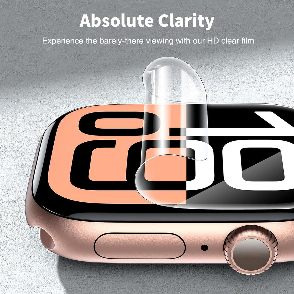 Schutzfolie Apple Watch Series 10 42mm 6er Pack HD Klar Anti-Staub TPU