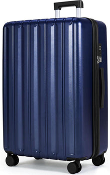 Großer Hartschalenkoffer TSA-Schloss 4 Rollen XL Blau - 75cm